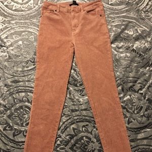 Forever 21 pink corduroy pants
